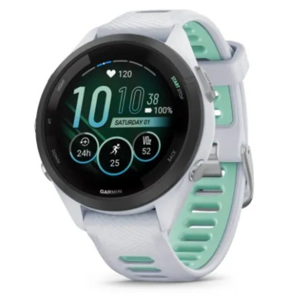Garmin Forerunner 265 s Black Bezel with Whitestone Case
